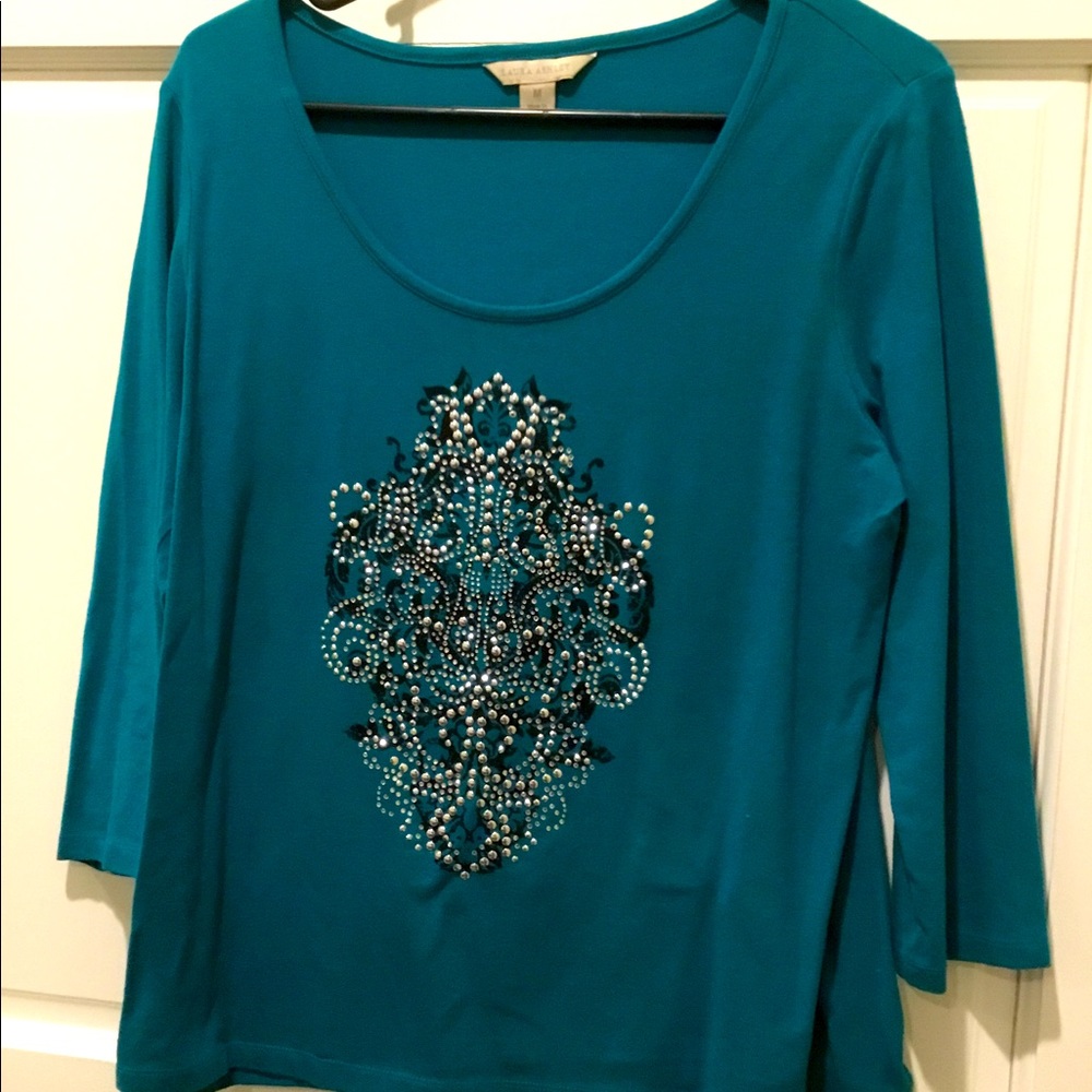 LAURA ASHLEY Bling Top 💎